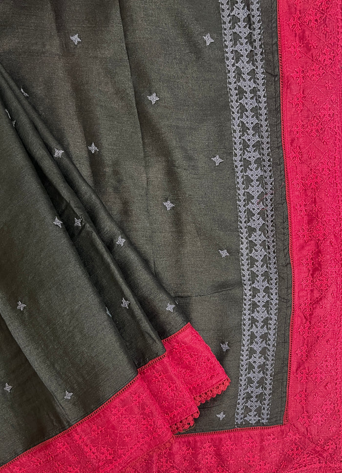 Tushara kutch embroidered saree