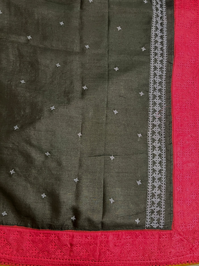 Tushara kutch embroidered saree
