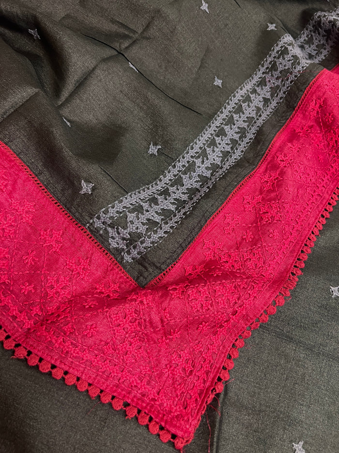 Tushara kutch embroidered saree