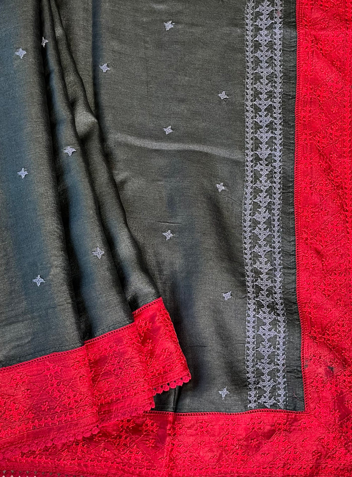 Tushara kutch embroidered saree