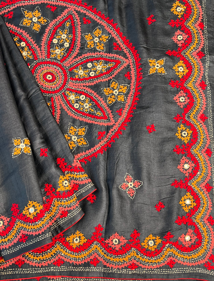 Tushara tussar saree