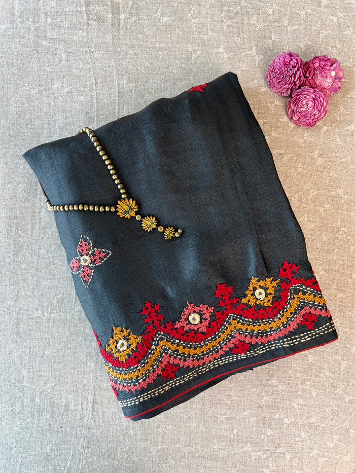 Tushara tussar saree