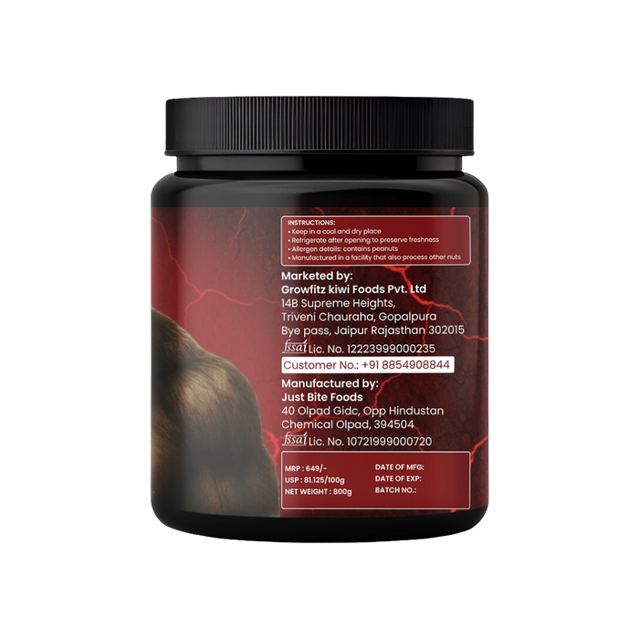 Ultra High Protein Natural Peanut Butter | 40g Protein | 800 Gram