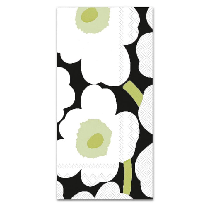 Unikko Black by Marimekko Paper Guest Towels - Buffet Napkins