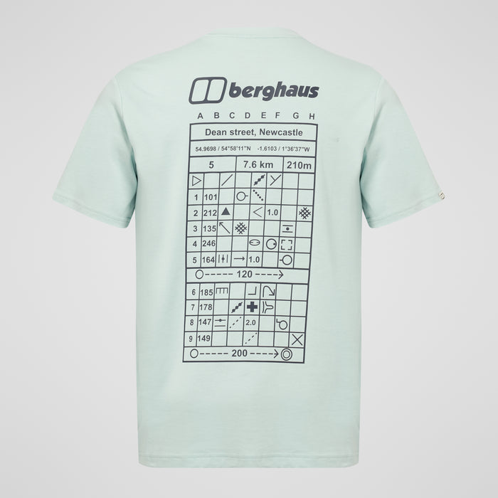 Unisex Orienteer Symbols Tee - Evernia Green
