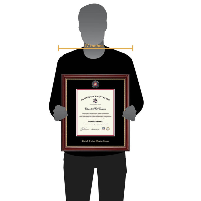 United States Marine Corps Masterpiece Medallion Certificate Frame (Vertical)*