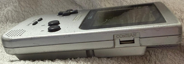 USED - Nintendo Game Boy Pocket Silver Console Bundle + 4 Games (Donkey Kong, Mystical Ninja) - 100% Charity