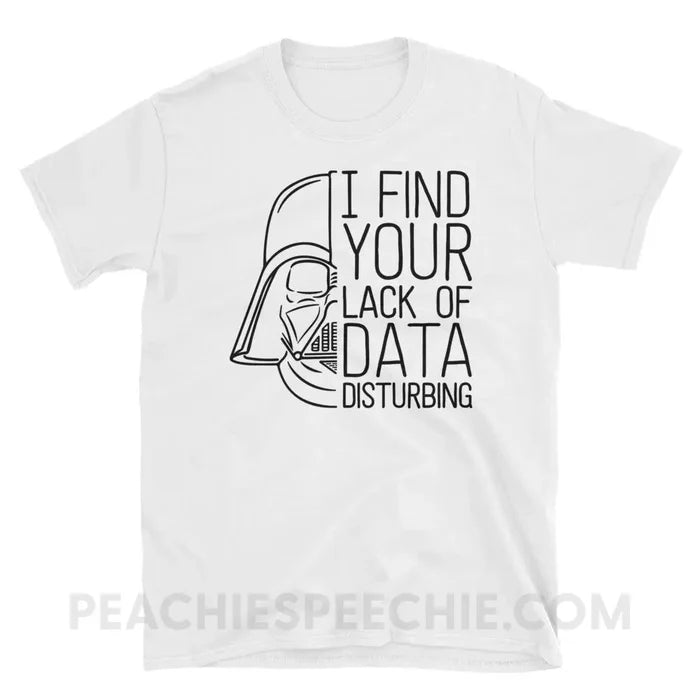 Vader Classic Tee - White / S - T-Shirts & Tops peachiespeechie.com