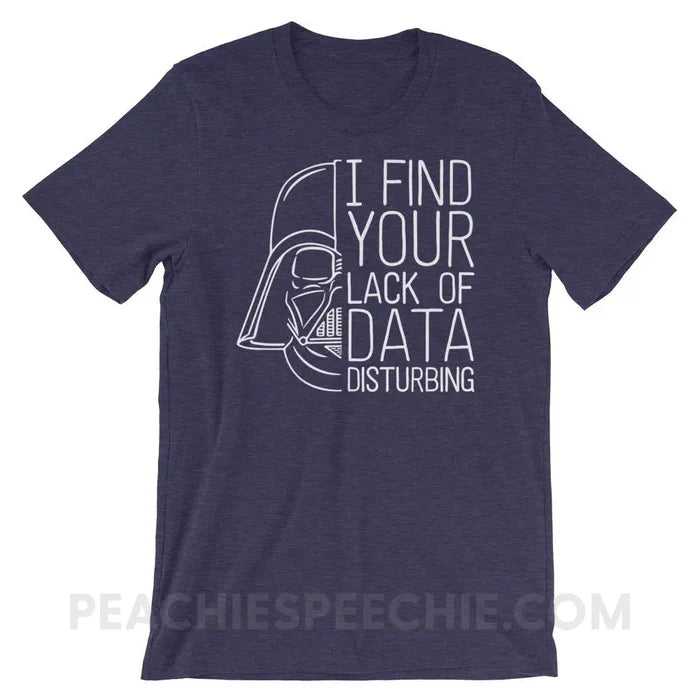 Vader Premium Soft Tee - Heather Midnight Navy / XS - T-Shirts & Tops peachiespeechie.com