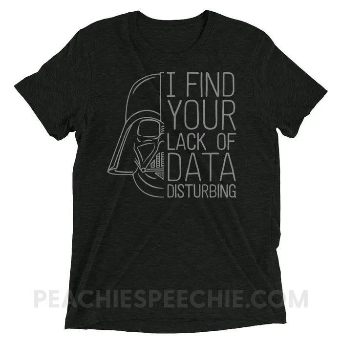 Vader Tri-Blend Tee - Charcoal-Black Triblend / XS - T-Shirts & Tops peachiespeechie.com