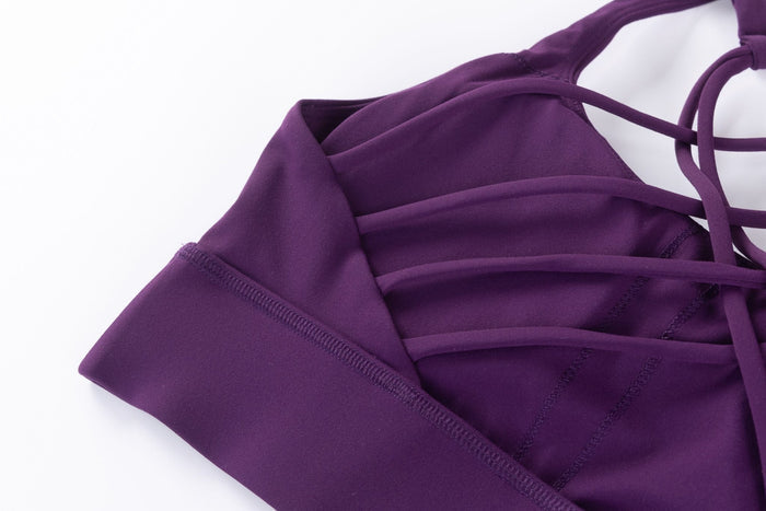 Valerie Sports Bra - Purple Disco