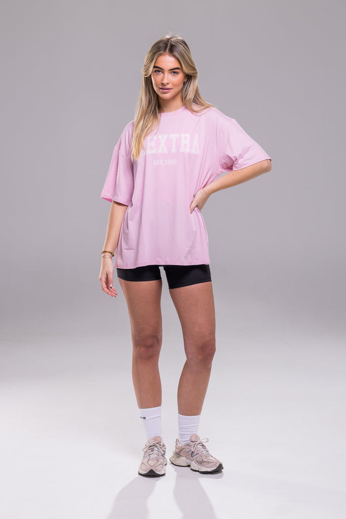 Varsity Tee - Bubble Pink