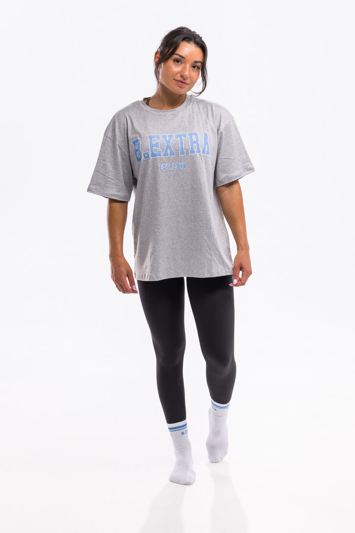 Varsity Tee - Heather Grey