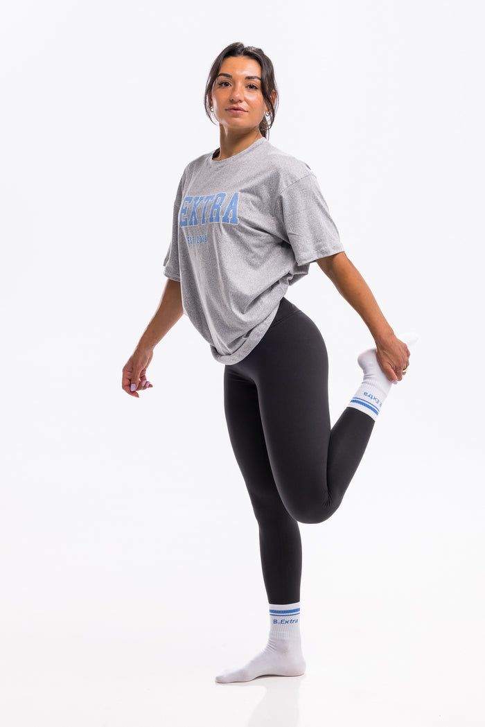 Varsity Tee - Heather Grey