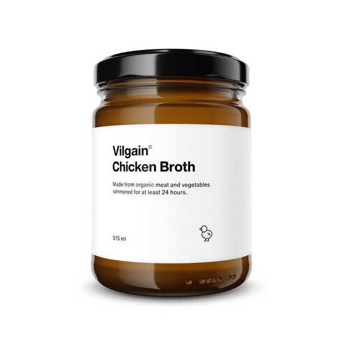 Vilgain Organic Chicken Broth 515ml