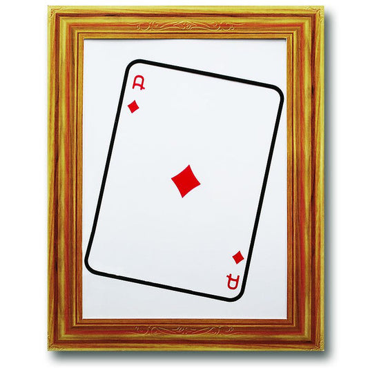 Visible Jumbo Card Change - A Card Prediction Shown In A Frame Changes Into The Correct Card!
