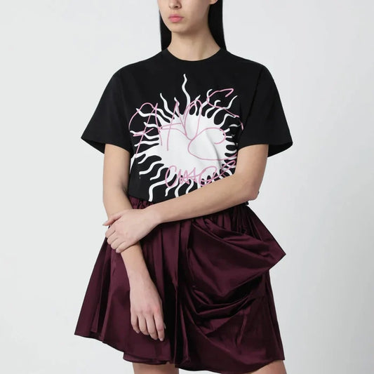 Vivienne Westwood - Black T-shirt with logo print Brand T-Shirt XS