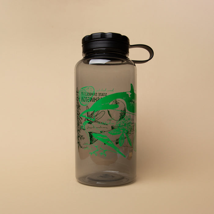 WA State Symbols Water Bottle
