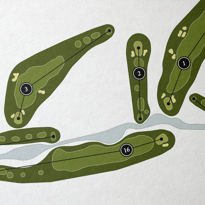 Walden Ponds Golf Club | Golf Course Map | Close+Up