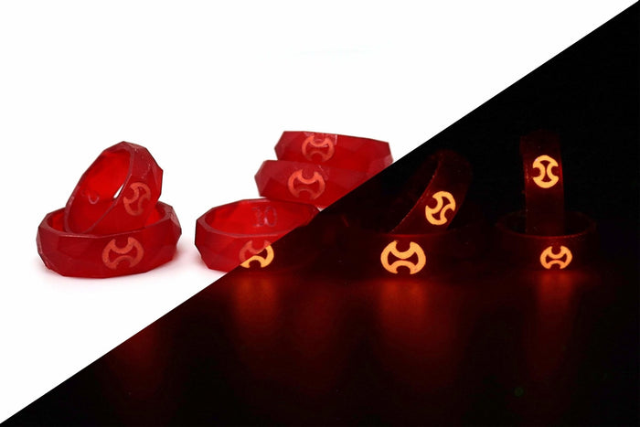 Warrior FFXIV Ring Glow in the Dark Soul Crystal/WAR Job Stone Final Fantasy XIV FF14 - LootCaveCo