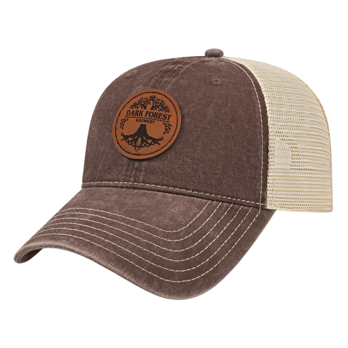 Washed Pigment Dyed with Washed Trucker Mesh Cap