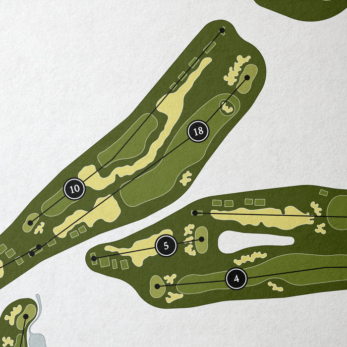 Washington National Golf Club | Golf Course Map | Close+Up