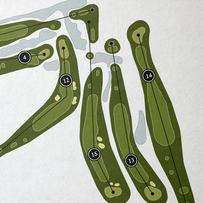 Watermark Country Club | Golf Course Print | Close Up