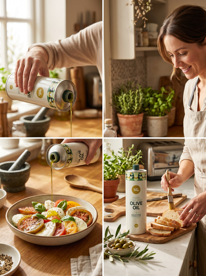 WellEasy Organic Extra Virgin Olive Oil 750ml