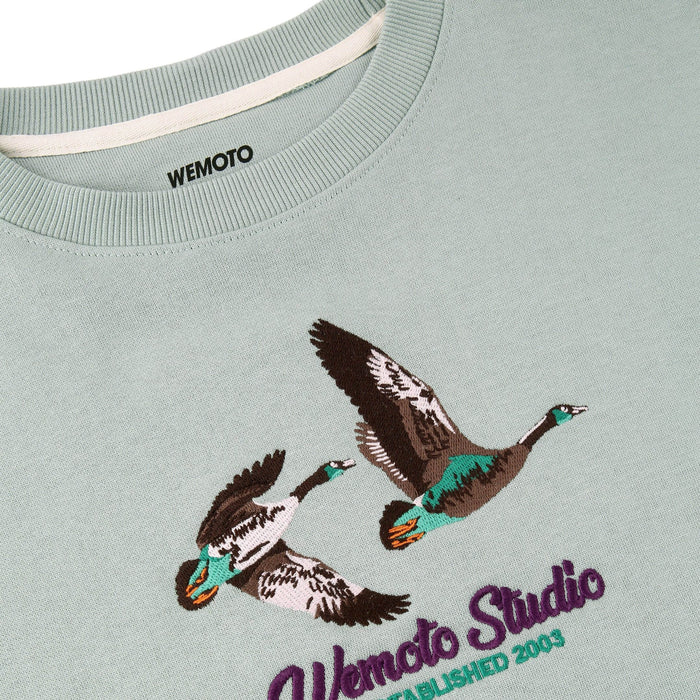 Wemoto Goose Crewneck Pistacchio