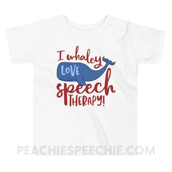 Whaley Love Speech Toddler Shirt - White / 2T - Youth & Baby peachiespeechie.com