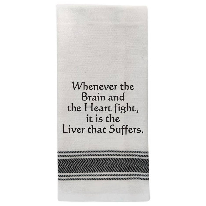 Whenever the Brain and the Heart fight… - Premium  from Wild Hare Designs - Just $9.95! Shop now at Pat's Monograms