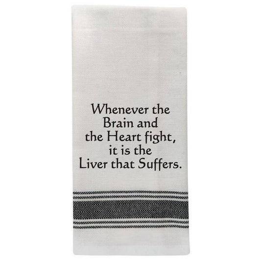 Whenever the Brain and the Heart fight… - Premium  from Wild Hare Designs - Just $9.95! Shop now at Pat's Monograms
