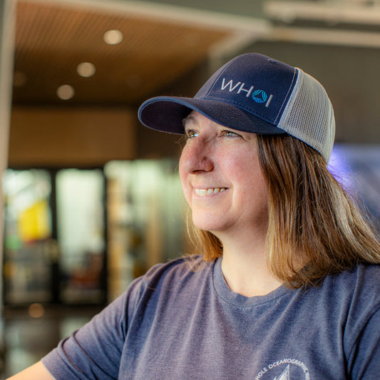 WHOI Off-set Mesh Hat