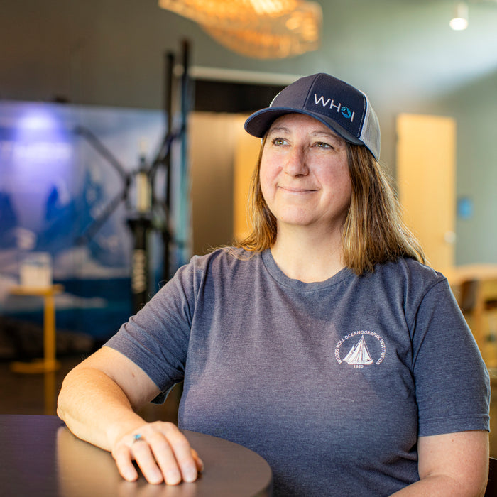 WHOI Off-set Mesh Hat