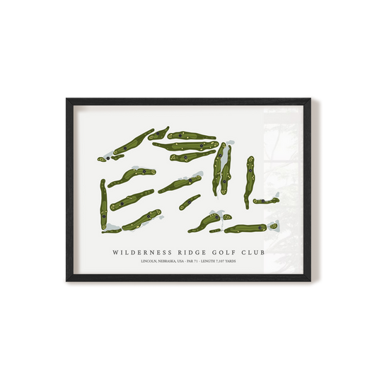 Wilderness Ridge Golf Club | Golf Course Map | Black+Frame