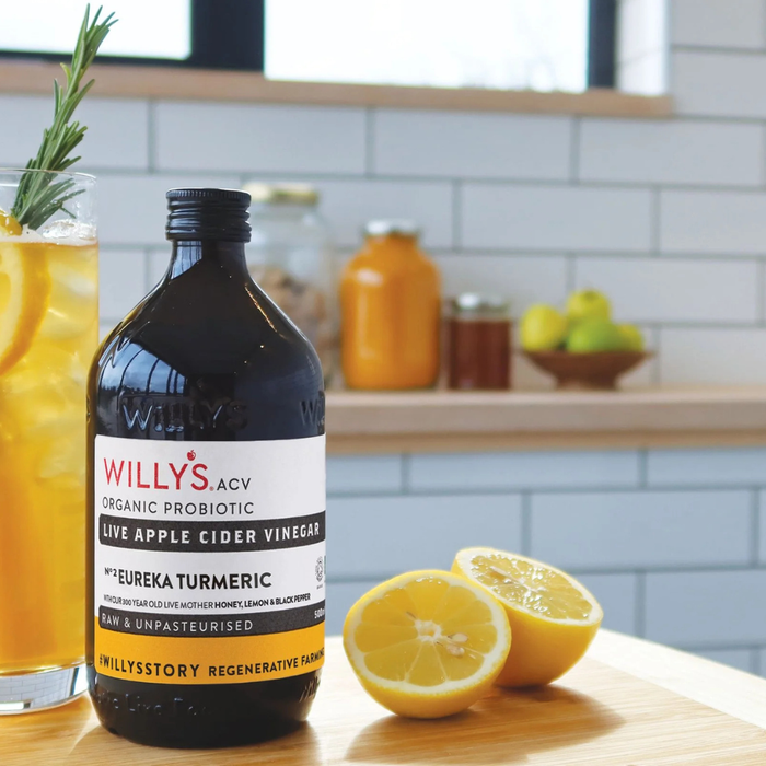 Willys Apple Cider Vinegar Lemon Turmeric 500ml