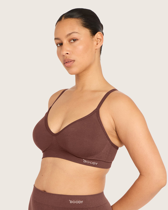 Wireless T-Shirt Bra - Espresso