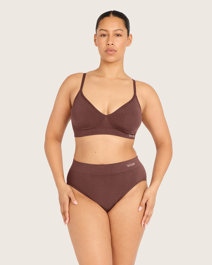 Wireless T-Shirt Bra - Espresso