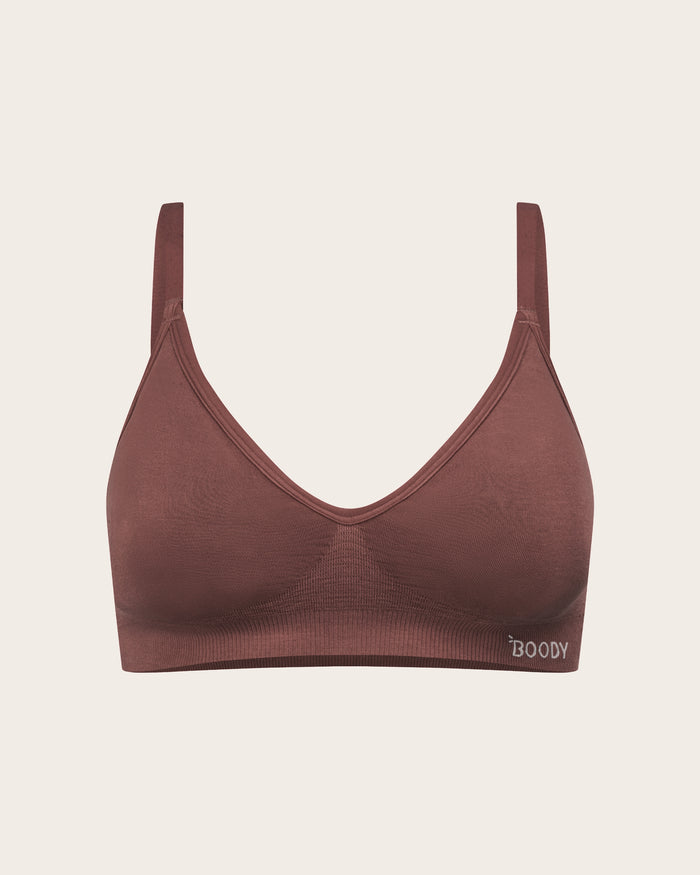 Wireless T-Shirt Bra - Espresso