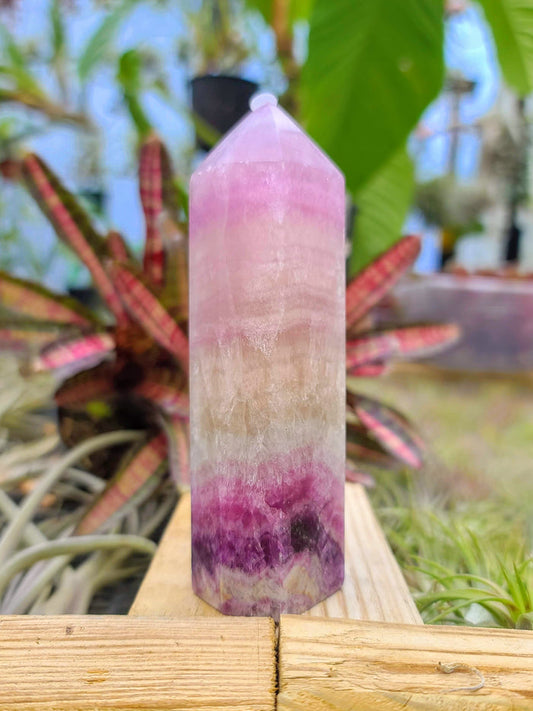 WYSIWYG- Pink/Light Purple Fluorite Tower