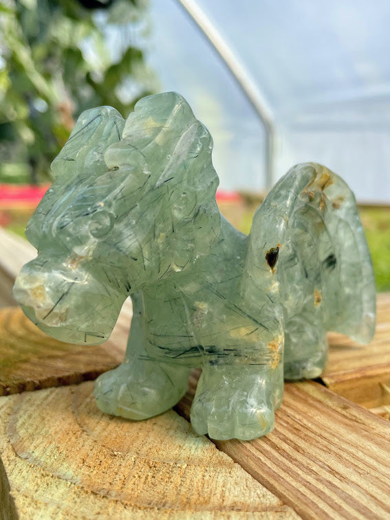 WYSIWYG- Prehnite Dragon