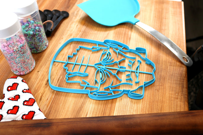 XL 12 Inch Frankenstein Cookie Cutter  - Frankensteins Monster Cookie Cutters - Halloween Party Cake