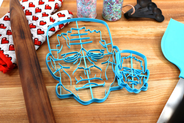 XL 12 Inch Frankenstein Cookie Cutter  - Frankensteins Monster Cookie Cutters - Halloween Party Cake