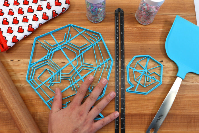 XL 12 Inch Kokiri Emerald Cookie Cutter -  Zelda Cookie Cake  - Breathe of the Wild Cookie Cutter /  Nintendo Gift