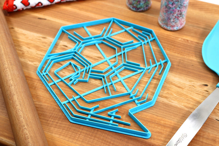 XL 12 Inch Kokiri Emerald Cookie Cutter -  Zelda Cookie Cake  - Breathe of the Wild Cookie Cutter /  Nintendo Gift