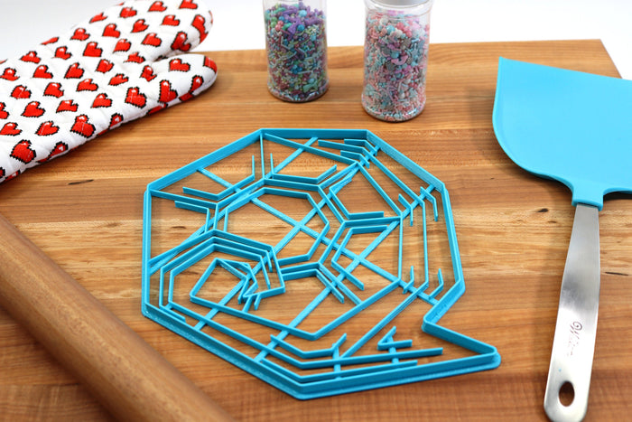 XL 12 Inch Kokiri Emerald Cookie Cutter -  Zelda Cookie Cake  - Breathe of the Wild Cookie Cutter /  Nintendo Gift