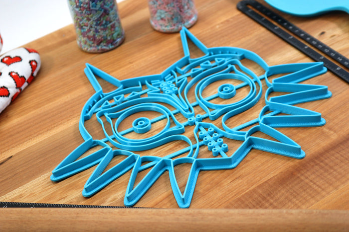 XL 12 Inch Majoras Mask Cookie Cutter -  Zelda Cookie Cake  - Breath of the Wild Cookie Cutter /  Nintendo Gift
