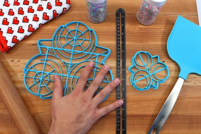 XL 12 Inch Zora Sapphire Cookie Cutter -  Zelda Cookie Cake  - Breathe of the Wild Cookie Cutter /  Nintendo Gift