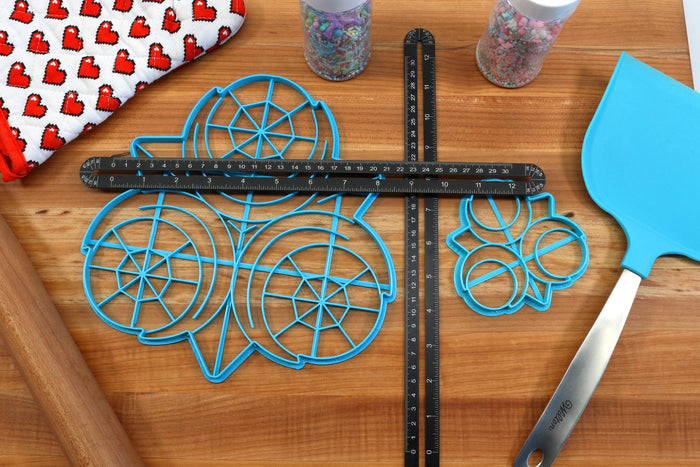 XL 12 Inch Zora Sapphire Cookie Cutter -  Zelda Cookie Cake  - Breathe of the Wild Cookie Cutter /  Nintendo Gift