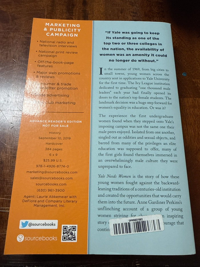Yale Needs Women by Anne Gardiner Perkins